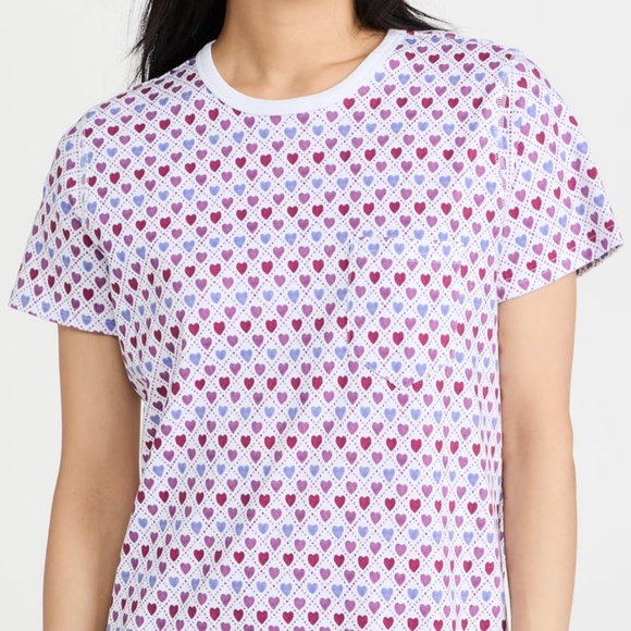 Roller Rabbit Quilted Hearts T-Shirt Dress Size Small New with Tags - Picture 2 of 8